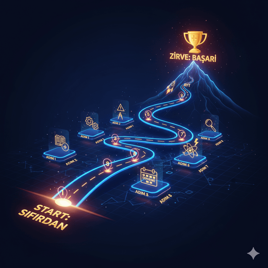 🚀 Sıfırdan Zirveye YKS Rehberi: 8 Adımda TYT-AYT Bitirme Planı