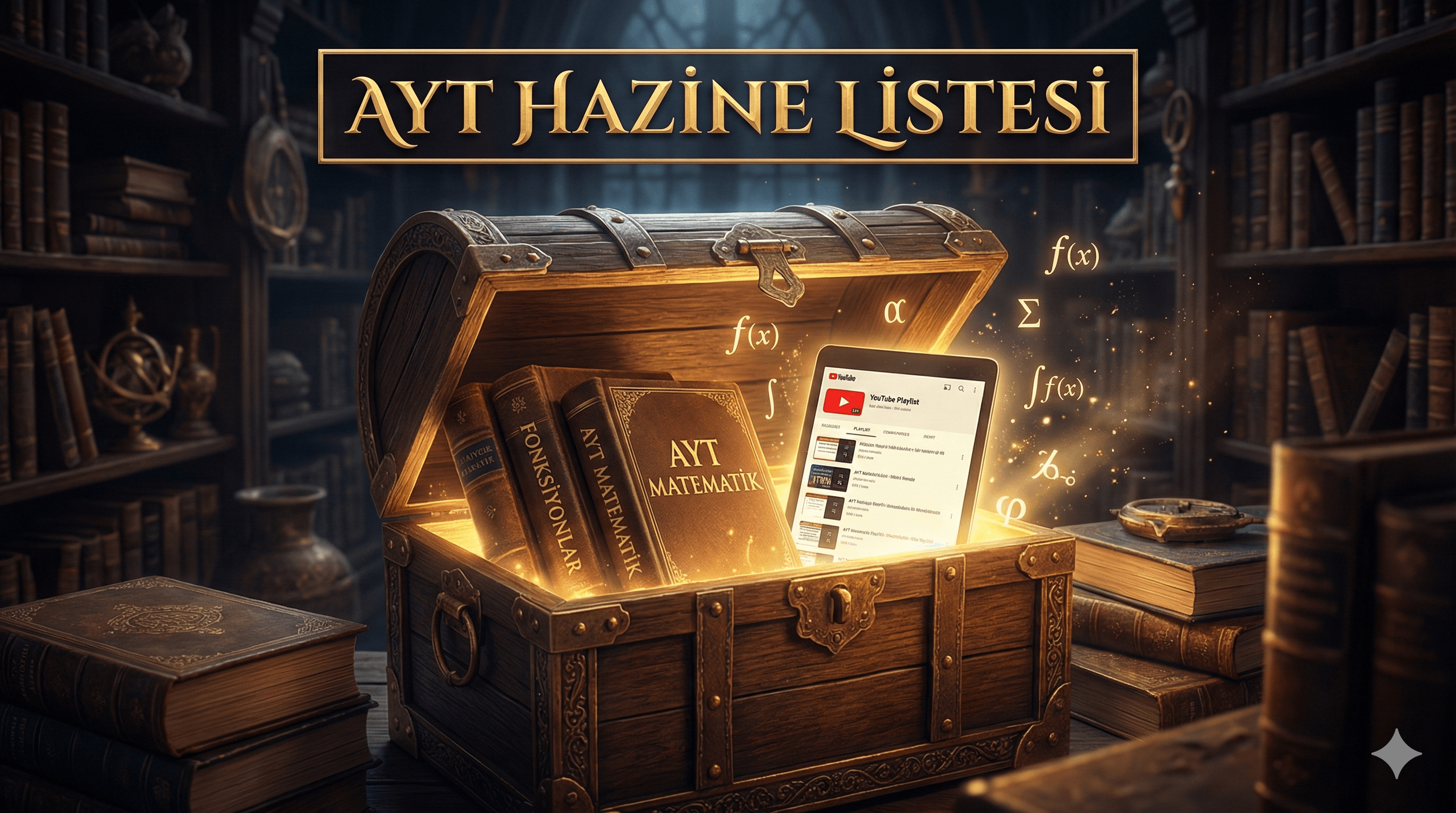 AYT Matematik'in Anahtarı: Fonksiyonlar Hazine Listesi (Playlist + PDF)