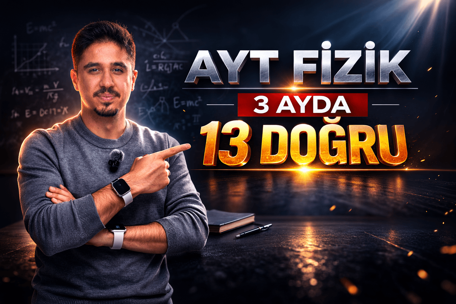 AYT Fizik 3 Ayda Nasıl Biter? 13 Doğru Yaptığım Çalışma Sistemi