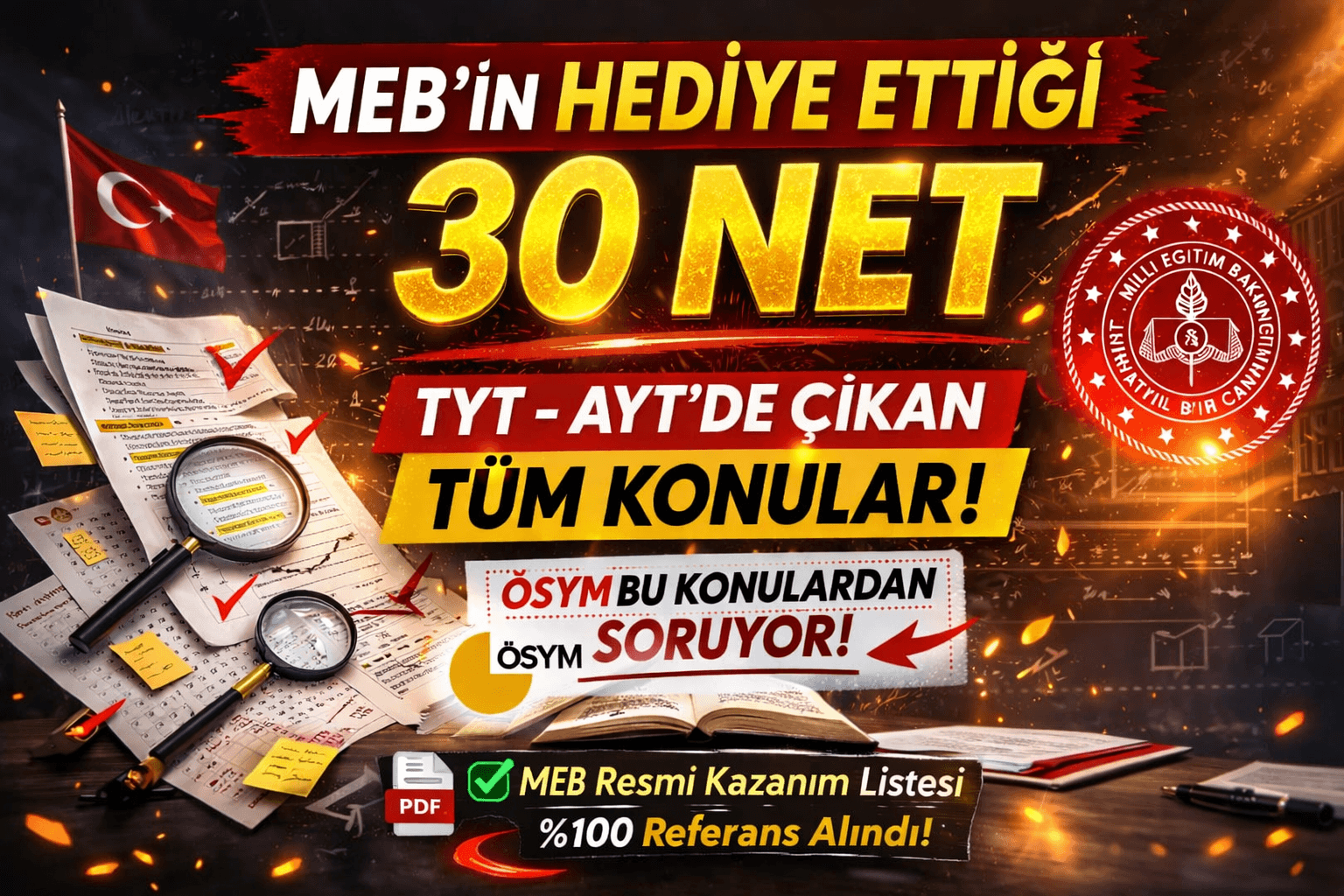 YKS 2025 TYT–AYT Çıkan Konular | ÖSYM Bu Konulardan Soruyor