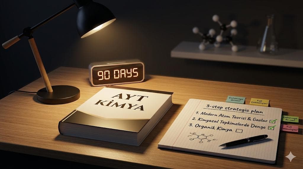 3 Ayda Sıfırdan AYT Kimya Nasıl Fullenir? | Kamp ve Kaynak Önerileri