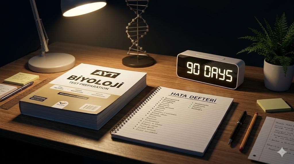3 Ayda Sıfırdan AYT Biyoloji Nasıl Fullenir? | Hata Defteri Taktiği