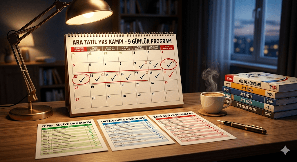 2. Dönem Ara Tatili YKS Kampı: 9 Günlük Dev Program!
