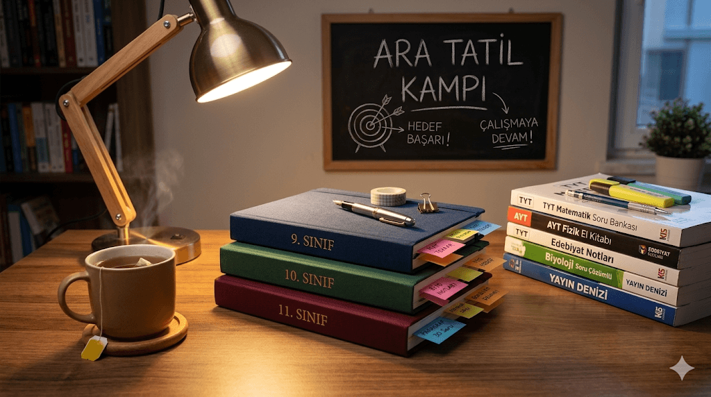 9, 10 ve 11. Sınıflar İçin Ara Tatil YKS Kamp Programı